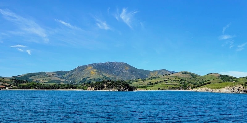 Baie de Paulilles à bord de l'Aquavista lors d'une balade en bateau