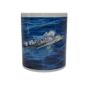 Mug dauphin qui fait des bulles